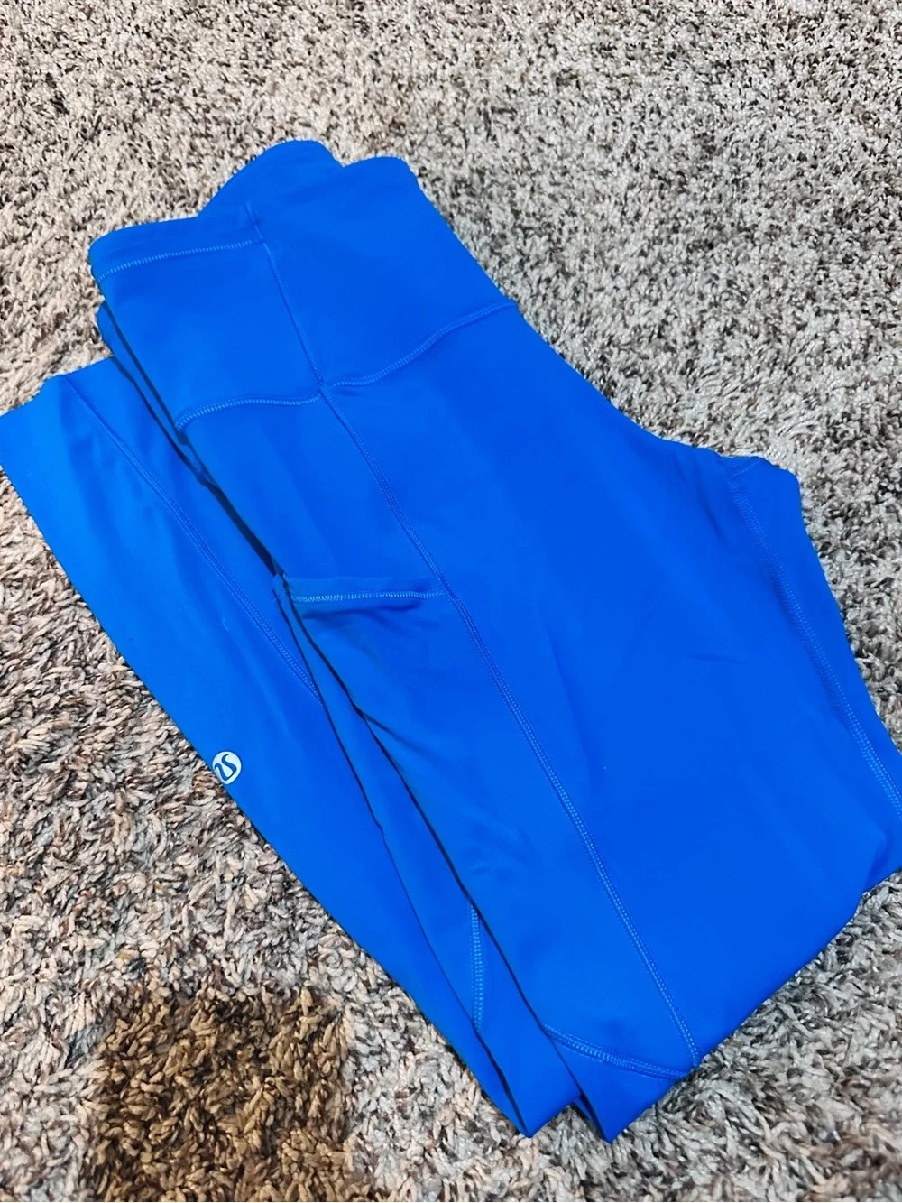 lululemon athletica size 6 Hawaiian blue Instill 21” leggings